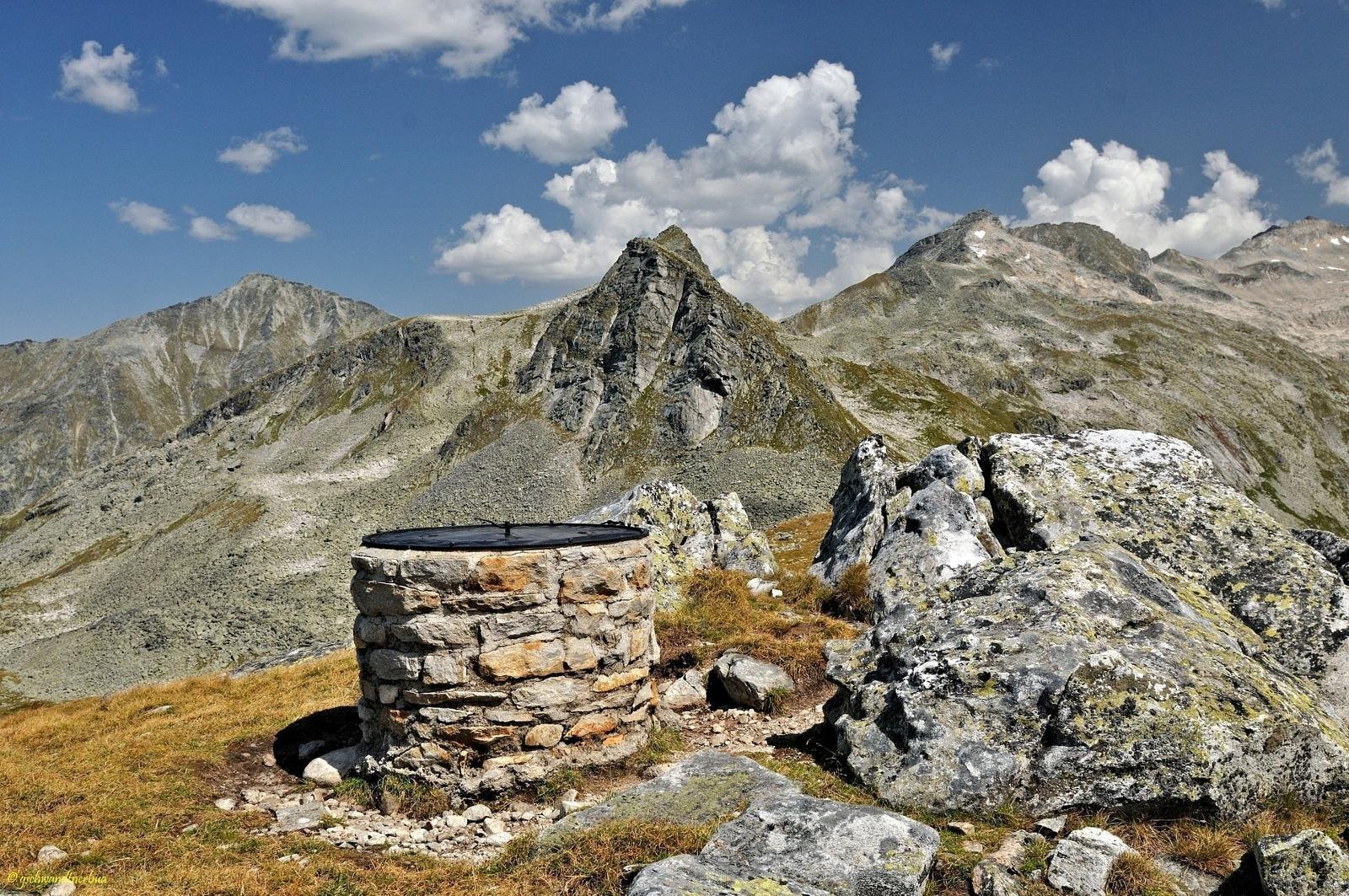 Panoramaschijf op de Arlhöhe